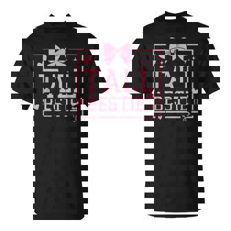 Best Friend Matching Tall Short Bestie Besties Matching Bff T-Shirt | Seseable UK