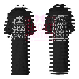 Best Friend Matching Tall Short Bestie Besties Matching Bff T-Shirt - Monsterry