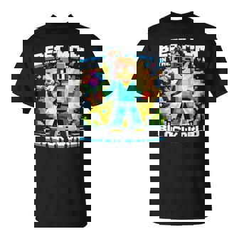 Best Mom In The Block World Pixel Gaming Mother Day T-Shirt | Seseable UK