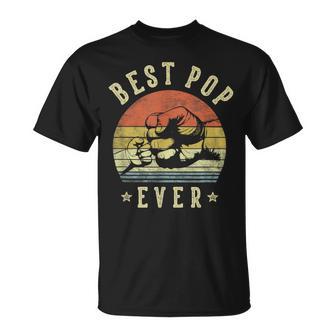 Best Pop Ever Retro Fist Bump Vintage Pop T-Shirt - Thegiftio UK
