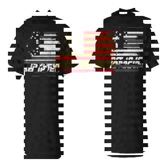 Best Pop Ever USA Flag Patriotic Christian Grandpa Pop Pop T-Shirt | Mazezy