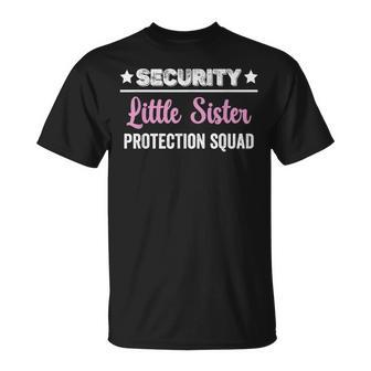 Big Brother Security Little Sister Protection Squad T-Shirt - Thegiftio UK