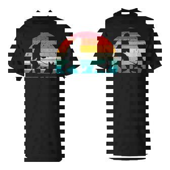 Bigfoot Walking A Dog Corgi Lovers Dog Dad T-Shirt - Thegiftio