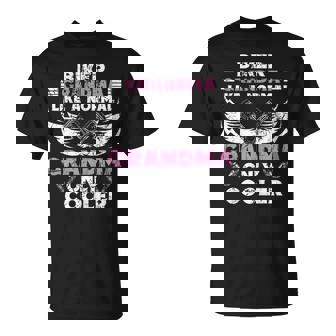 Biker Grandma Motorcycle Vintage Grandmother Motorbike T-Shirt | Mazezy