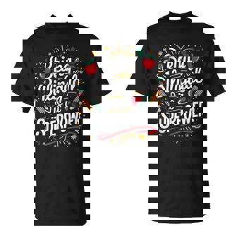 Being Bilingual Is A Superpower Esl Teacher School T-Shirt - Monsterry