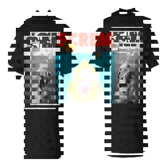 Birb Screm Meme Yellow Cockatiel Bird Owner Jowls Paws T-Shirt - Thegiftio