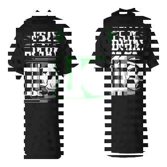 Birthday Boy 11 Soccer Its My 11Th Birthday Boys Soccer T-Shirt | Seseable CA