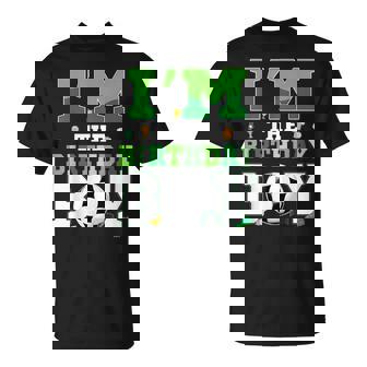 I Am The Birthday Boy Soccer Birthday Family T-Shirt - Thegiftio