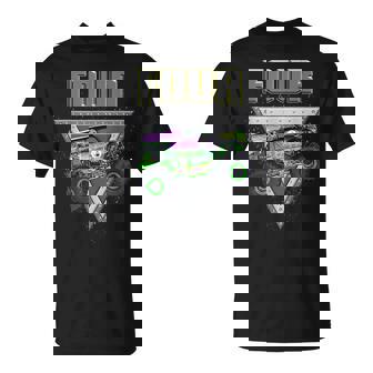 Birthday Four Monster Truck 4Th Birthday Boys T-Shirt | Mazezy