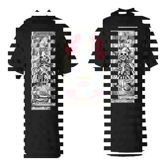 Birthday Queen Tarot Card Cute Gothic Skeleton Halloween T-Shirt | Mazezy