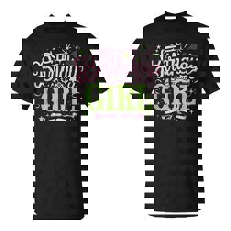 Birthday Witch Pink And Green Birthday Girl T-Shirt | Mazezy