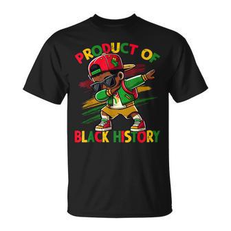 Black Historical Month Dabbing Boy Product Of Black History T-Shirt - Thegiftio