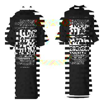 Black History Month 100 Years Of Black Excellence Centennial T-Shirt - Seseable