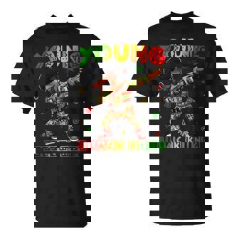 Black History Month Young Black King African Pride Boys T-Shirt - Monsterry