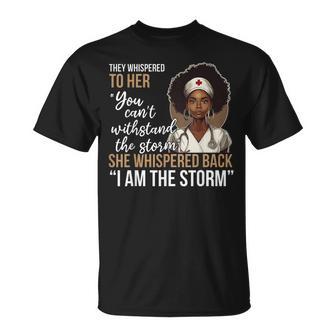 Black History Nursing Nurse Proud African American Ladies T-Shirt - Thegiftio UK