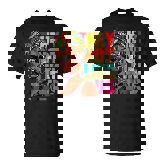 Black Woman Empowerment Afro African American T-Shirt - Monsterry