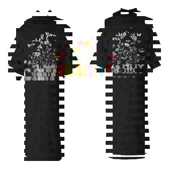 Blessed To Be Called Grammy Floral Wildflower T-Shirt - Thegiftio