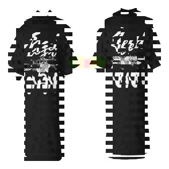 Blessed To Be Called Nani Floral Arrow T-Shirt | Mazezy