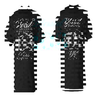 Blessed By God For 103 Years Old 103Rd Birthday B-Day Party T-Shirt - Monsterry