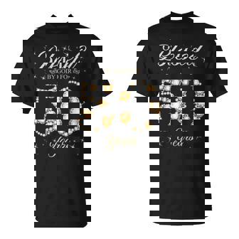 Blessed By God For 50 Years Old 50Th Birthday Party T-Shirt | Mazezy
