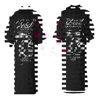 Blessed By God For 78 Years Old 78Th Birthday Party T-Shirt - Monsterry