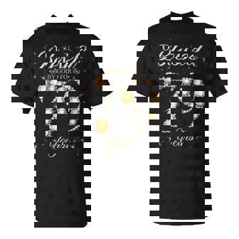 Blessed By God For 79 Years Old 79Th Birthday Party T-Shirt | Mazezy