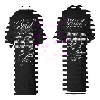 Blessed By God For 92 Years Old 92Nd Birthday B-Day Party T-Shirt - Monsterry