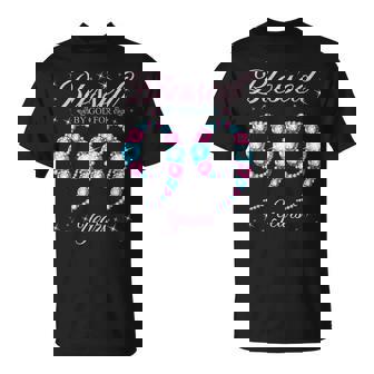 Blessed By God For 99 Years Old 99Th Birthday Woman Queen T-Shirt - Monsterry