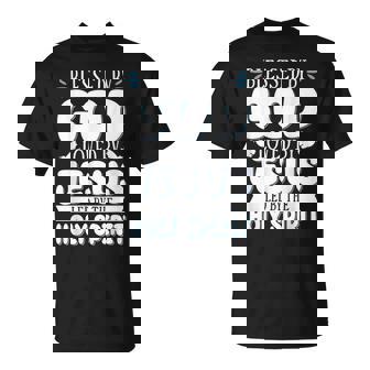 Blessed By God Loved By Jesus Led By The Holy Spirit T-Shirt - Thegiftio