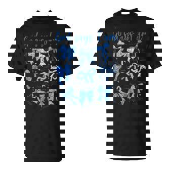 Blue Bow God Say I Am Christian Girl Bible Verse Jesus T-Shirt - Thegiftio