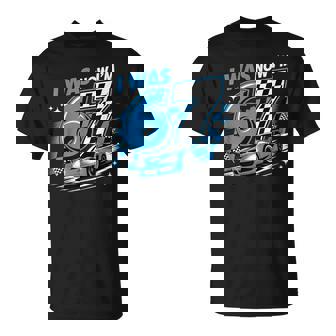 Blue Checkered Car Race I Was 6 Now I'm 7 Birthday Boy Bday T-Shirt - Thegiftio
