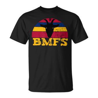 Bmfs Goat Bluegrass Vintage Sunset T-Shirt | Mazezy