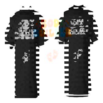 Bodybuilder Pregnancy Announcement Workout Pregnant Women T-Shirt | Mazezy