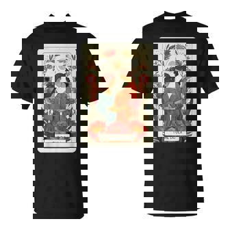 Boho Floral Tarot Card Doula Midwife Birth Worker L&D Nurse T-Shirt - Monsterry