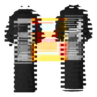 Bold Abstract Geometric Composition Art Tank Top T-Shirt | Mazezy