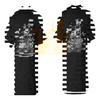 Bonito Burro De Dibujos Animados Con Disfraz De Flor De Diente De León Camiseta unisex - Regaloses