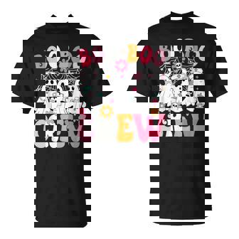 Boo Boo Crew Spooky Nurse Ghost Nursing Halloween Nurse T-Shirt | Mazezy