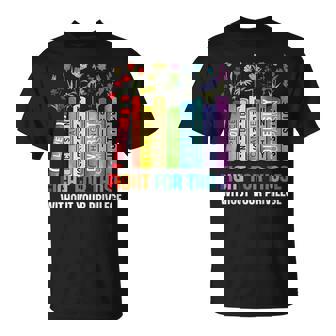 Book Flower Fight For Those Without Your Privilege T-Shirt - Monsterry