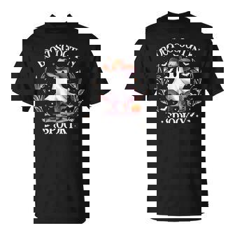 Boot Scootin Spooky Retro Western Halloween Cute Ghost T-Shirt - Seseable