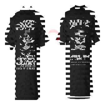 Booty And Beer That's Why I'm Here Vintage Pirate T-Shirt - Monsterry