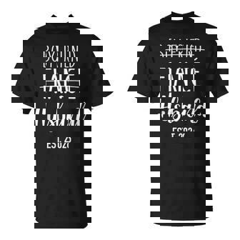 Boyfriend Fiance Husband 2026 Wedding Honeymoon T-Shirt - Thegiftio