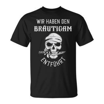 Bräutigam Entführt Team Groom Adventure T-Shirt - Geschenkecke