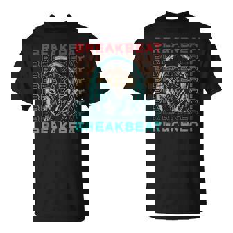 Breakbeat With Headphones Vintage Electronic Dance Music Tank Top T-Shirt | Mazezy