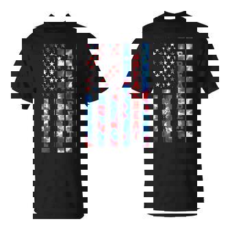 Breakbeat United States Patriotic American Flag Tie Dye T-Shirt | Mazezy