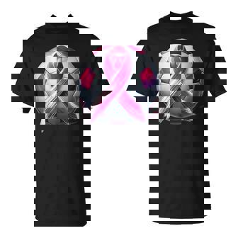 Breast Cancer Soccer Ball Pink Ribbon Kick For A Cure T-Shirt - Monsterry
