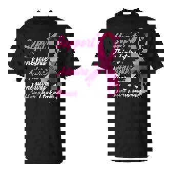 Breast Cancer Support Admire Honor Breast Cancer Awareness T-Shirt - Monsterry