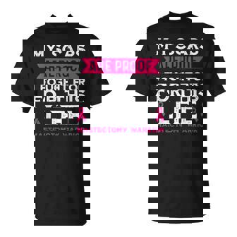 Breast Cancer Warrior Mastectomy Breast Surgery T-Shirt | Mazezy