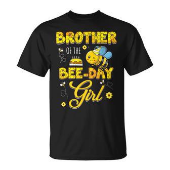 Brother Of The Bee-Day Girl Hive Birthday Party Matching T-Shirt - Thegiftio UK