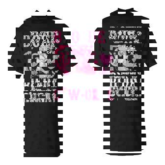 Brother Of The Birthday Cow-Girl Rodeo Cowgirl Bday T-Shirt | Seseable UK