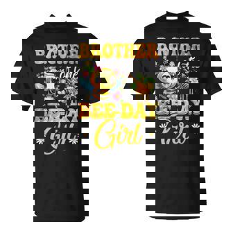 Brother Of The Birthday Girl Bee Family Birthday Party T-Shirt | Seseable CA